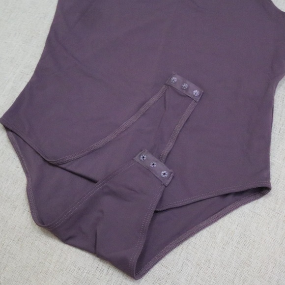 Shein Solid Purple Tank Bodysuit NEW - Picture 4 of 6
